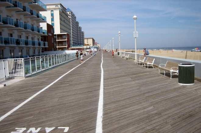 The Ocean City boardwalk
